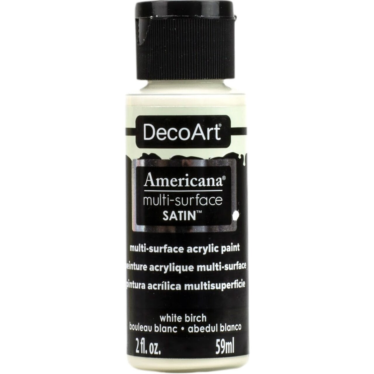Americana Premium Multi-Surface Satin Finish Acrylics 2oz -for Wood, Metal, Glass, Ceramics, Fabric, Paper, Terra Cotta, Most Plastics and More